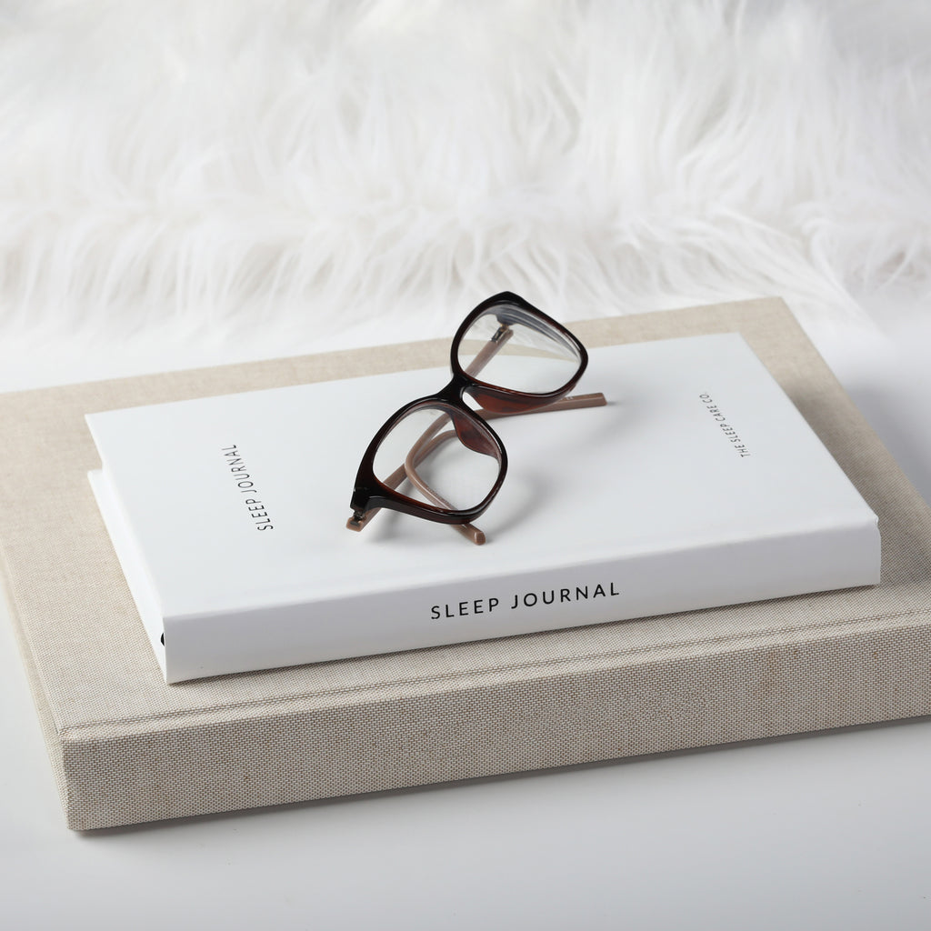 Serene White Sleep Journal