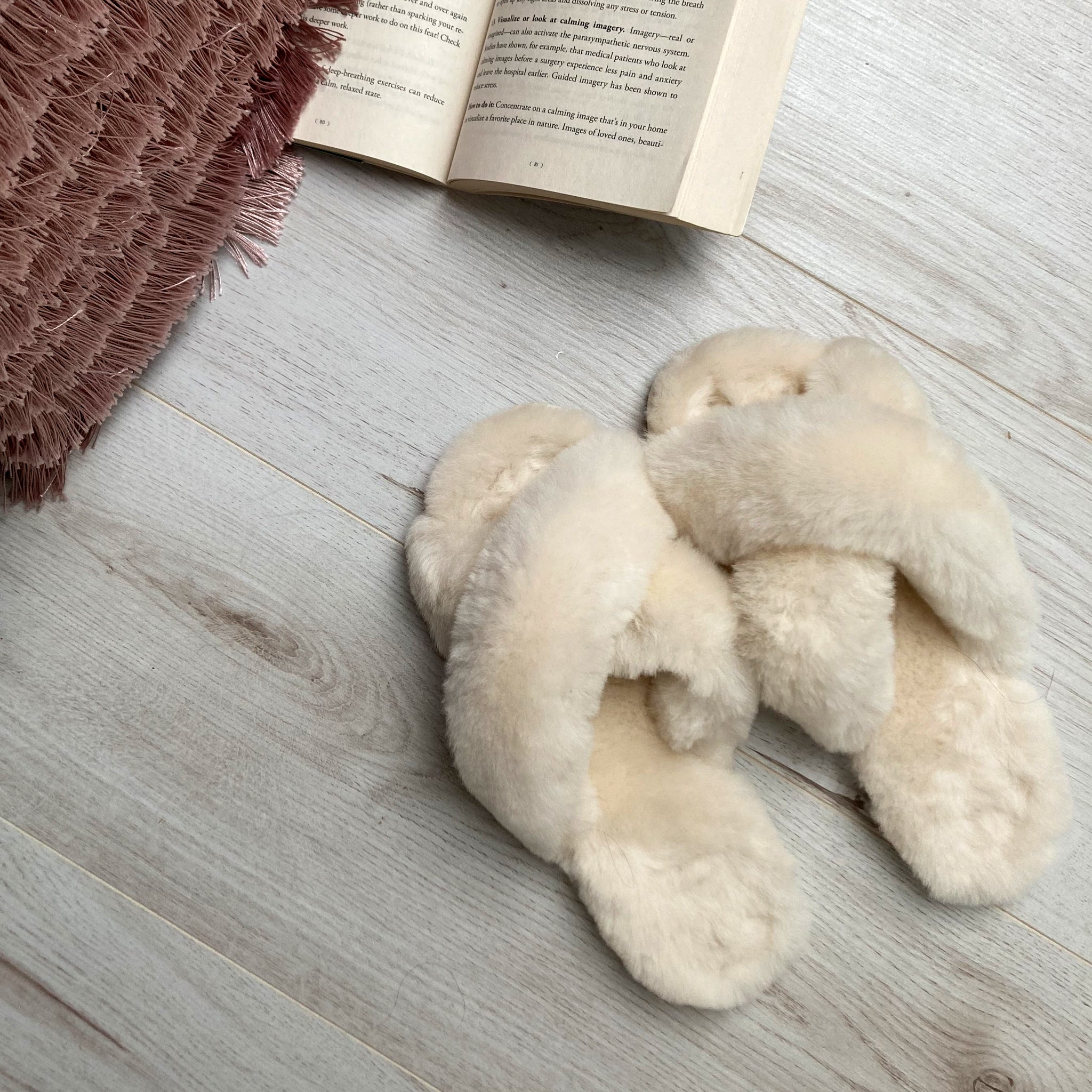 Relax on sale fur slippers